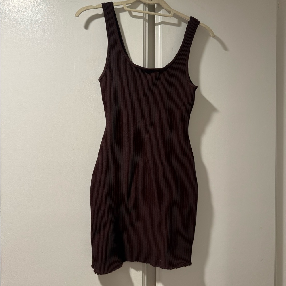 Aritzia Sculpt Knit Mini Dress